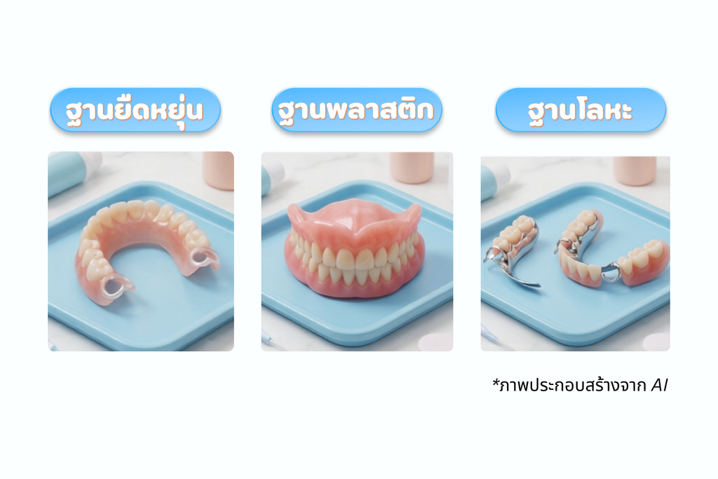 ทำฟันปลอมแบบไหนดี เปรียบเทียบ รากฟันเทียม สะพานฟัน และ ฟันปลอมถอดได้ ครบทั้งข้อดี ข้อจำกัด ความคุ้มค่า และวิธีเลือกให้เหมาะกับสภาพช่องปาก งบประมาณ
